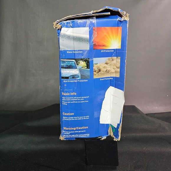 Tecoom Hard Shell Zipper Design Waterproof UV-Proof Windproof Car Cover NIB - Picture 9 of 13